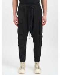 Thom Krom - Double Cargo Linen Trousers - Lyst