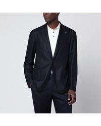 Tagliatore - Singlebreasted Wool And Cashmere Jacket - Lyst