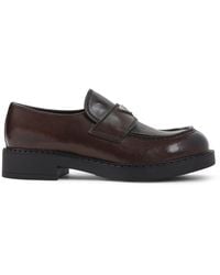 Prada - Chocolate Loafers - Lyst