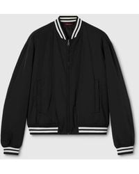 Gucci - Reversible Nylon Twill Zip Jacket - Lyst