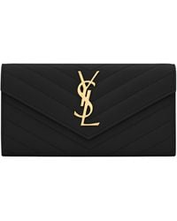 Saint Laurent - Cassandre Wallet - Lyst