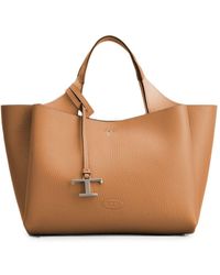 Tod's - Leather Tote Bag - Lyst