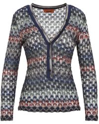 Missoni - V Neck Sweater - Lyst