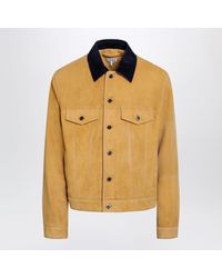 Loewe - Camelcoloured Suede Jacket - Lyst