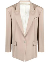 The Attico - Glen Oversized Single-breasted Blazer - Lyst