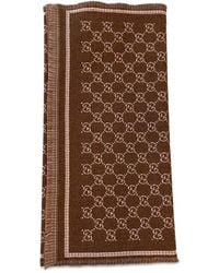 Gucci - Wool Blend Scarf - Lyst