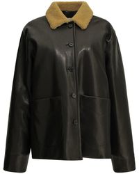 KHAITE - Wilson Leather Jacket - Lyst