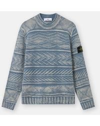 Stone Island - Cashmere Crewneck Sweater - Lyst