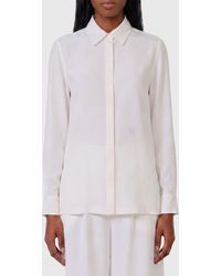 Max Mara - Geranium Crepe De Chine Shirt - Lyst