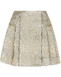 Simone Rocha - Pleated Mini Kilt With Ties Skirt - Lyst