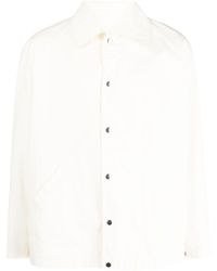 Jil Sander - Logo Cotton Jacket - Lyst