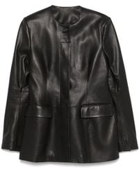 TOTEME - Leather Jacket - Lyst