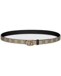 Gucci - Canvas Reversible Belt - Lyst