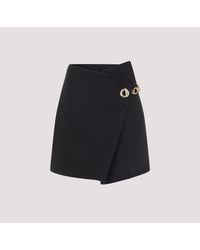Celine - Wool Mini Skirt - Lyst
