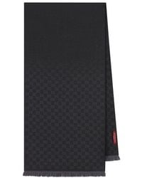 Gucci - Gg Wool Scarf - Lyst