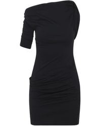Jacquemus - The Drapeado Cotton Mini Dress - Lyst