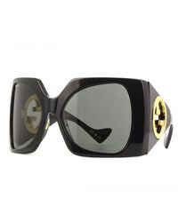 Gucci - Sunglasses Square Full Rim, Ivory Frame And Light Lens Gg1255S002 - Lyst