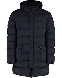 Herno - Hooded Techno Fabric Down Jacket - Lyst