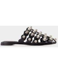 Alexander Wang - Leather Rexa Slippers - Lyst