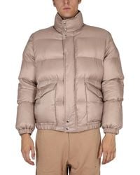 McQueen - Graffiti Logo Print Down Jacket - Lyst