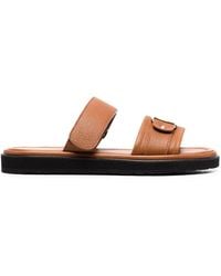 Ferragamo - Vara Touch Strap Sandals - Lyst