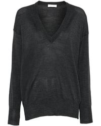 Roberto Collina - Pullover Con Scollo A V - Lyst