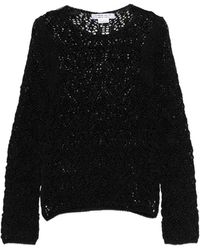 Comme des Garçons - Open-Knit Crewneck Sweater - Lyst