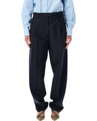 Prada - High-Waist Tailored Trousers - Lyst