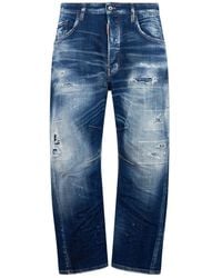 DSquared² - 5 Pockets Cotton Elastane Pants - Lyst
