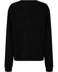 Givenchy - Flame-Graphic Long Sleeve T-Shirt - Lyst