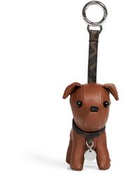 Fendi - Leather Ito Dog-Shaped Charm - Lyst