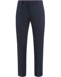 PT01 - Dieci Stretch Wool Trousers - Lyst