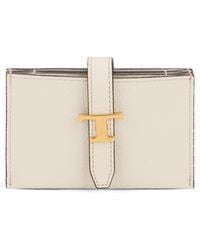 Tod's - Leather Wallet Calfskin & Purses - Lyst