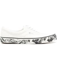 Undercover - Printed Soles Canvas Sneakers - Lyst