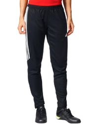 adidas Tiiro17 Side Stripe Training Trousers - Black