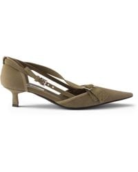 Prada - Canvas Pumps - Lyst