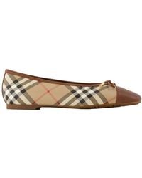 Burberry - Lf Highgate 05 Ballet Flats - Lyst
