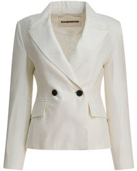 Sandbeige - Jackets & Coats Jackets And Coats White - Lyst