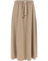 Herno - Skirt With Drawstring - Lyst