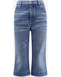 Chloé - High-Waisted Capri Jeans - Lyst