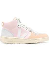 Veja - V-15 Leather Sneakers - Lyst