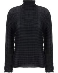Issey Miyake - Wooly Pleats' Blouse - Lyst