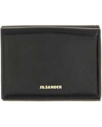 Jil Sander - Mini Leather Wallet - Lyst