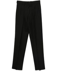 Tom Ford - High Twist Broken Twill Double Pleat Trousers - Lyst