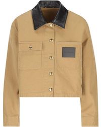 Balenciaga - Khaki Canvas Jacket - Lyst