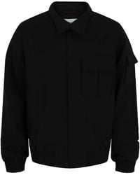 Ferragamo - Cropped Bomber Jacket - Lyst