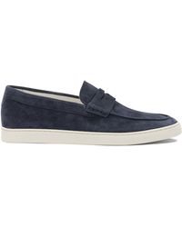 Brunello Cucinelli - Suede Loafers - Lyst