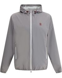 Brunello Cucinelli - Waterproof Jacket With Hood - Lyst