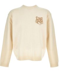 Maison Kitsuné - Maison Kitsunã‰ Fox Head Intarsia Knitwear - Lyst