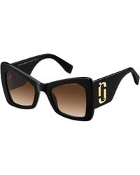 Marc Jacobs - Sunglasses Cat Eye Full Rim, Frame And Gradient Lens Marc761-S0807Ha - Lyst